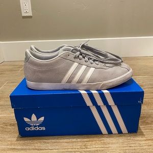 adidas VL Court Trainers Grey White Women